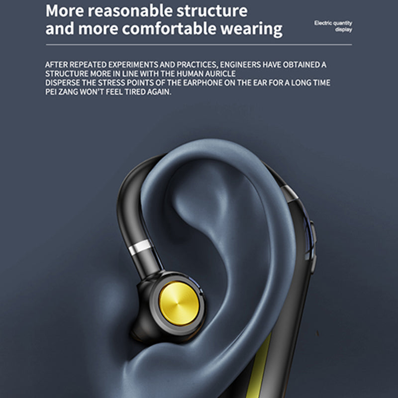 X12 Business Single Ear Wireless Bluetooth 5.2 Earhook Headset Sports Driving Stereo Music Calling Earphone X12 Business Single Ear Wireless Bluetooth 5.2 Earhook Headset Sports Driving Stereo Music Calling Earphone